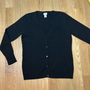 L.L. Bean Women’s cashmere, cotton cardigan sweater size extra large